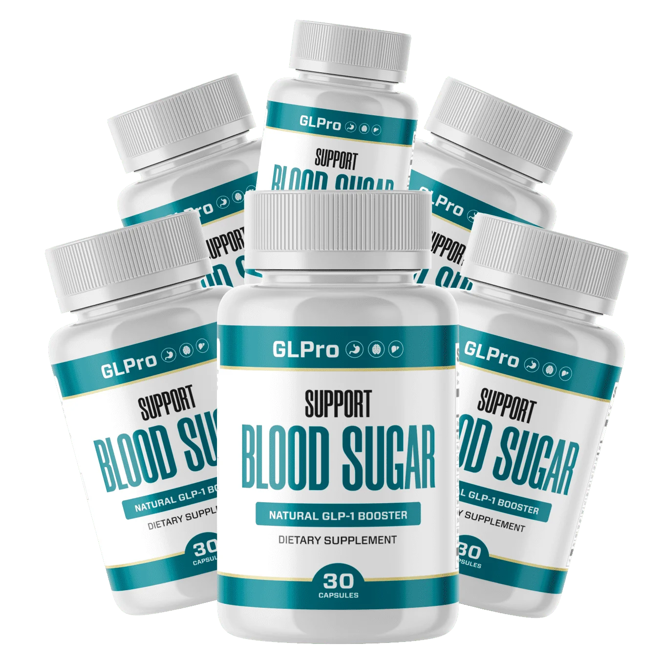 GLPro 6 bottles — 180-day supply